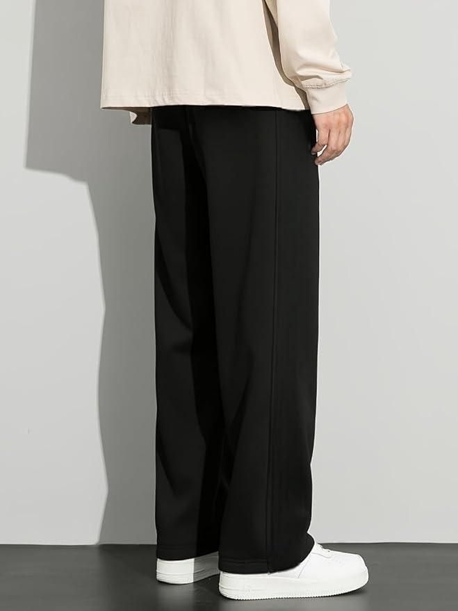 Men's Solid Drawstring Track Korean Pant Combo of 2