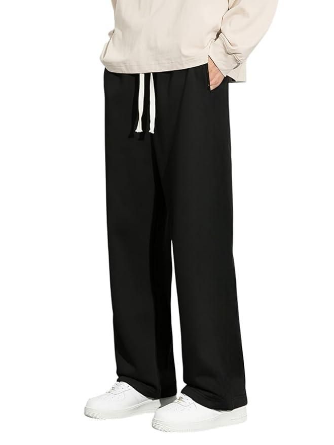 Men's Solid Drawstring Track Korean Pant Combo of 2