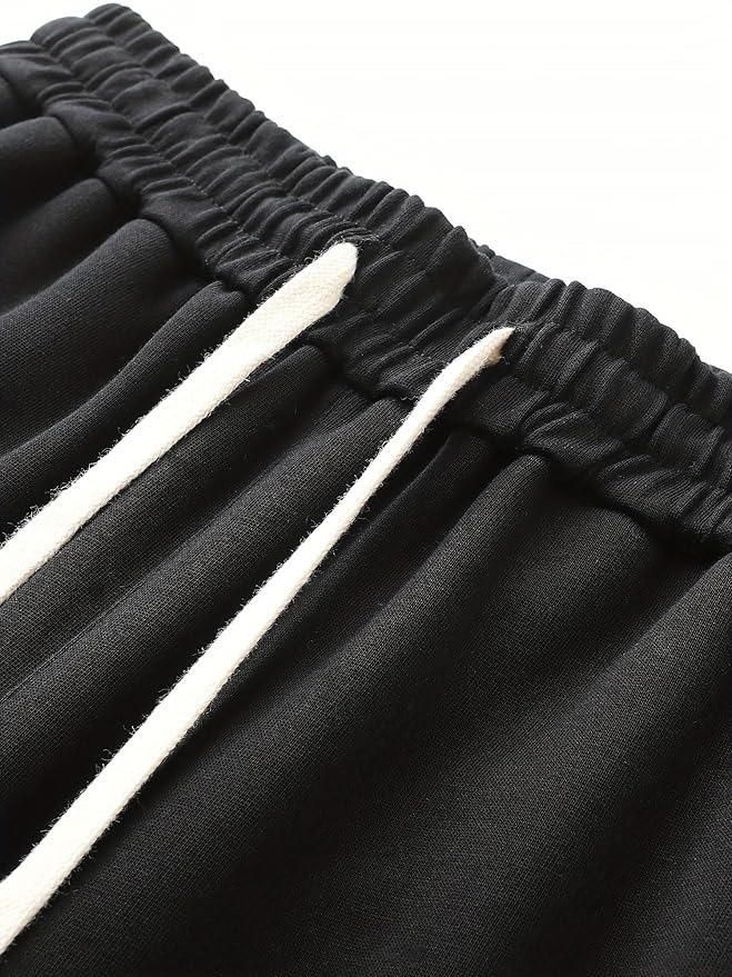 Men's Solid Drawstring Track Korean Pant Combo of 2