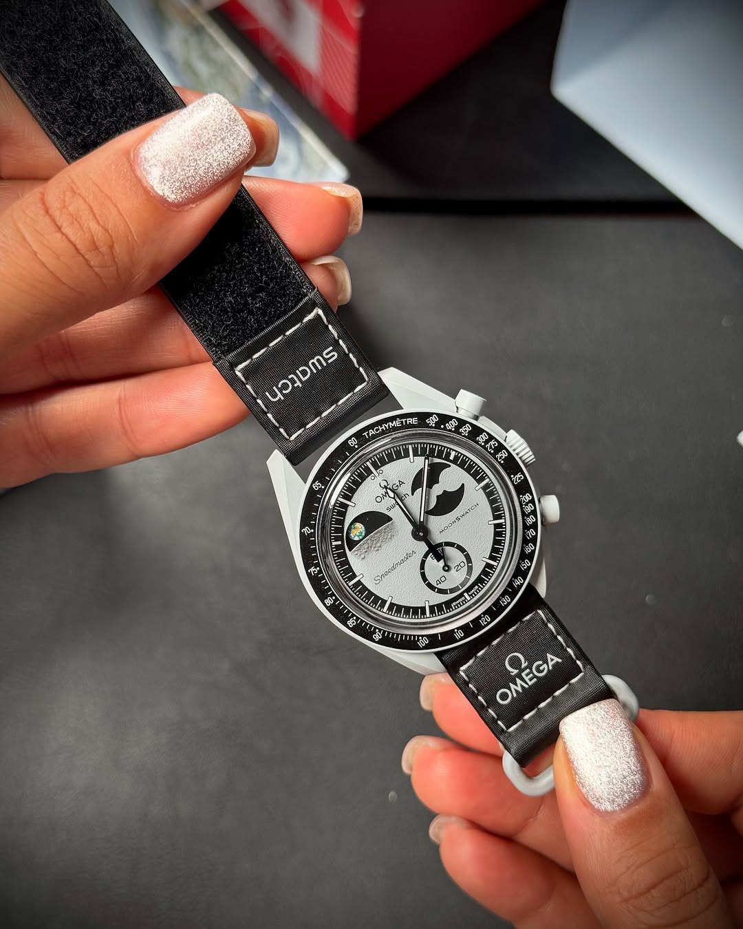 Omega X Swatch Moons watch Earth phase for Man