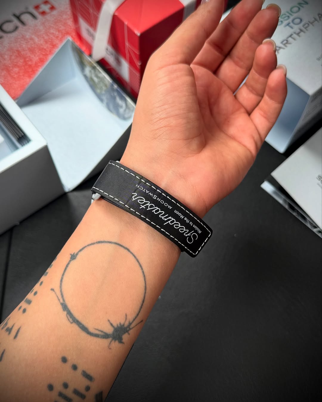 Omega X Swatch Moons watch Earth phase for Man