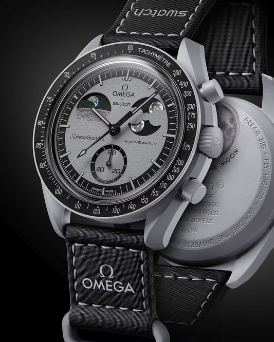 Omega X Swatch Moons watch Earth phase for Man